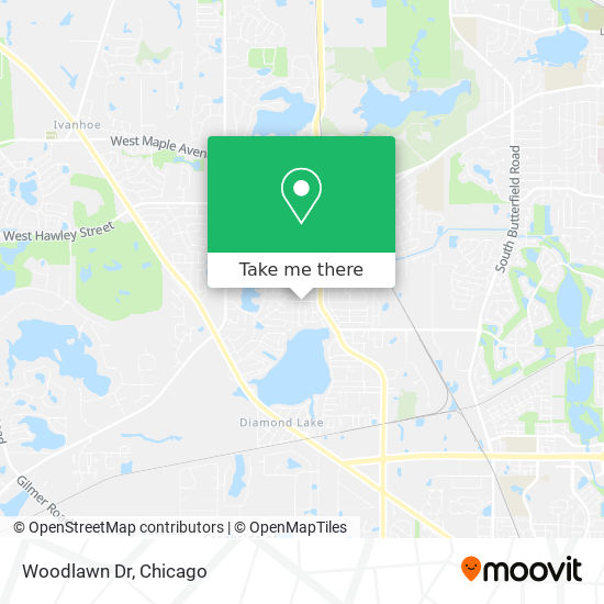 Woodlawn Dr map