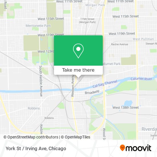 Mapa de York St / Irving Ave