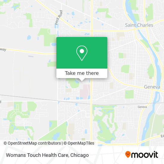 Womans Touch Health Care map