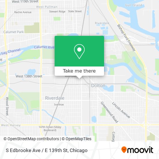 S Edbrooke Ave / E 139th St map