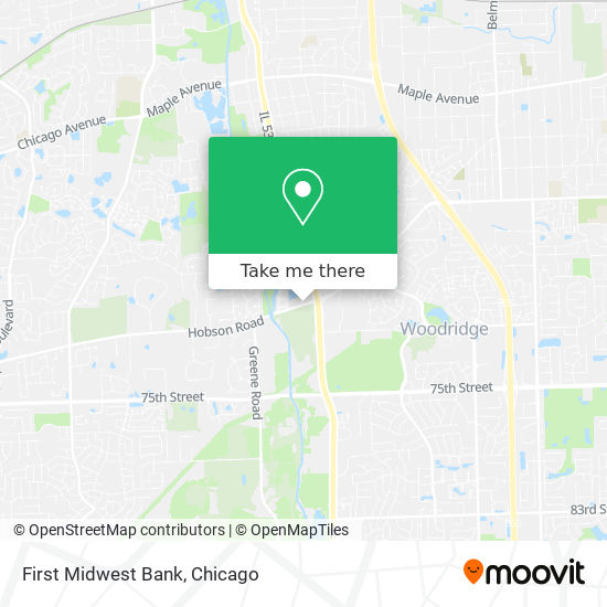 First Midwest Bank map