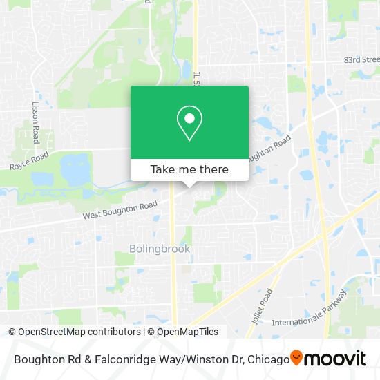 Mapa de Boughton Rd & Falconridge Way / Winston Dr