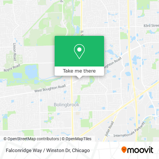 Falconridge Way / Winston Dr map
