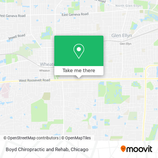Boyd Chiropractic and Rehab map