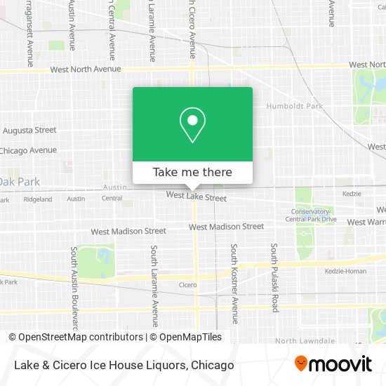 Lake & Cicero Ice House Liquors map
