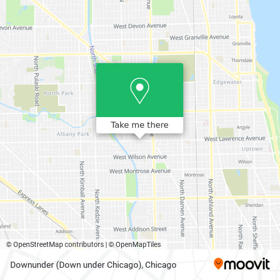 Downunder (Down under Chicago) map