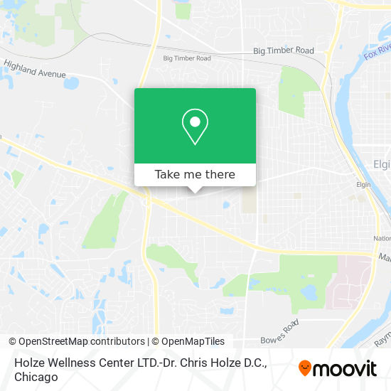 Holze Wellness Center LTD.-Dr. Chris Holze D.C. map