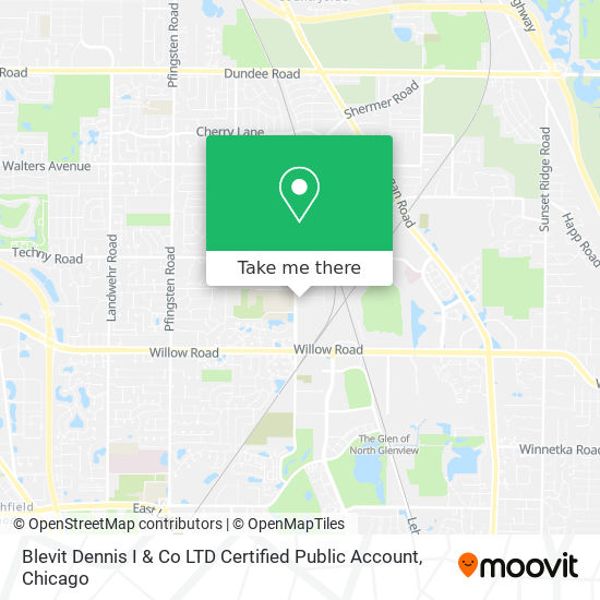 Blevit Dennis I & Co LTD Certified Public Account map