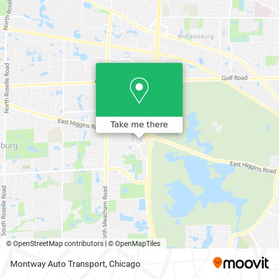 Montway Auto Transport map