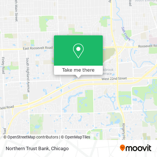 Northern Trust Bank map