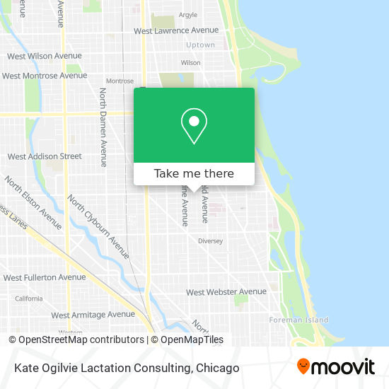 Kate Ogilvie Lactation Consulting map