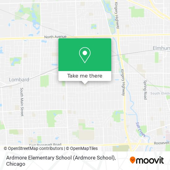 Ardmore Elementary School (Ardmore School) map