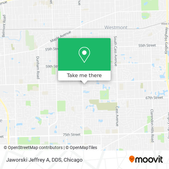 Jaworski Jeffrey A, DDS map