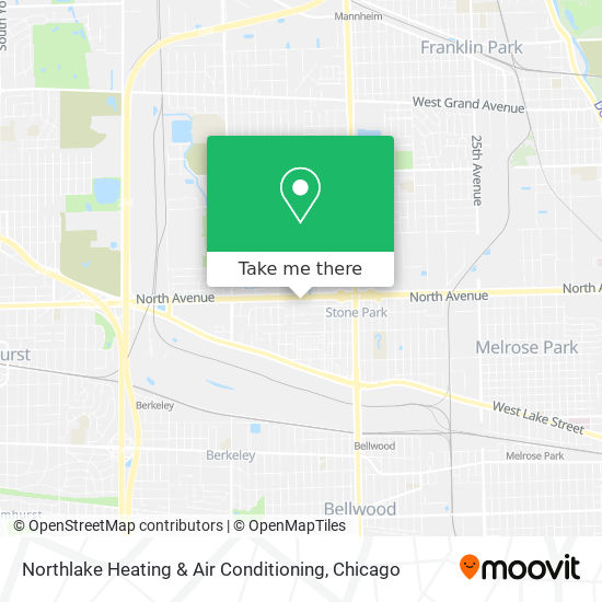 Mapa de Northlake Heating & Air Conditioning