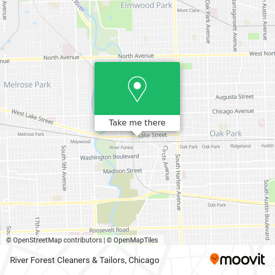 River Forest Cleaners & Tailors map