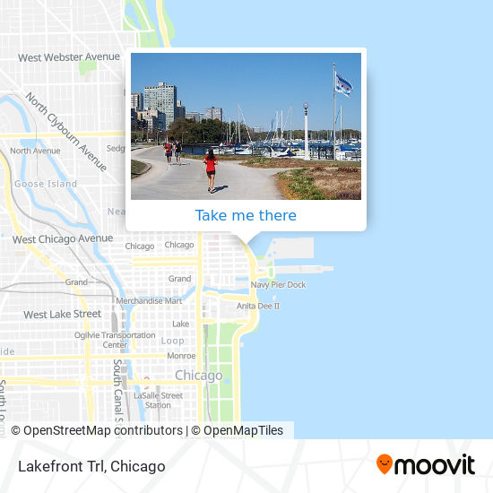 Lakefront Trl map