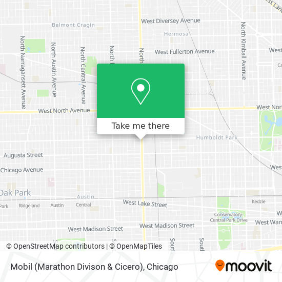 Mobil (Marathon Divison & Cicero) map