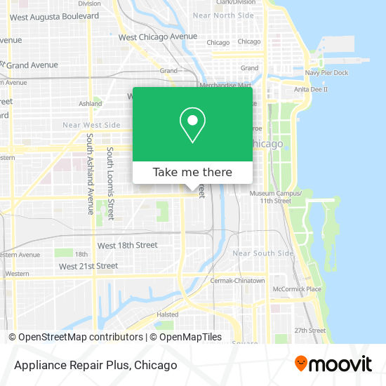 Appliance Repair Plus map