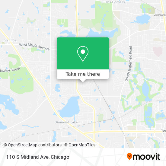 Mapa de 110 S Midland Ave