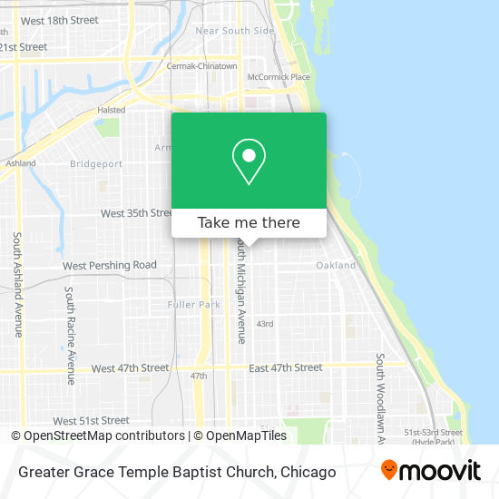 Greater Grace Temple Baptist Church map