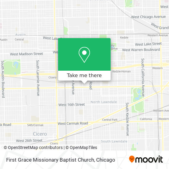 First Grace Missionary Baptist Church map