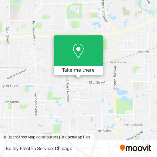 Mapa de Bailey Electric Service