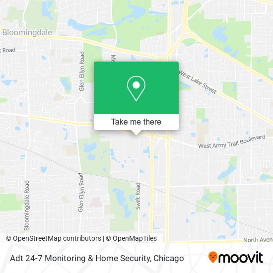 Adt 24-7 Monitoring & Home Security map