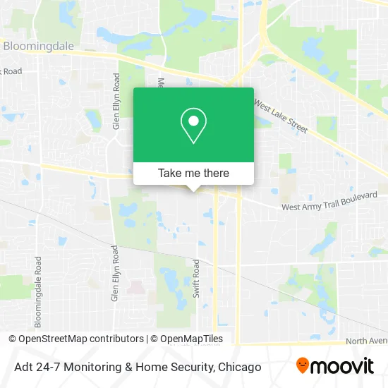 Adt 24-7 Monitoring & Home Security map