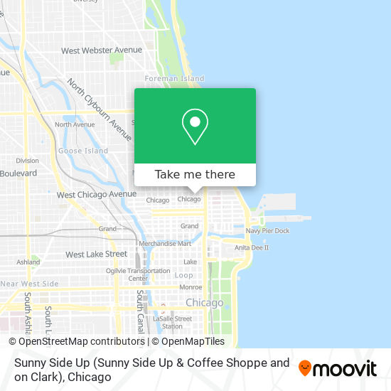 Sunny Side Up (Sunny Side Up & Coffee Shoppe and on Clark) map