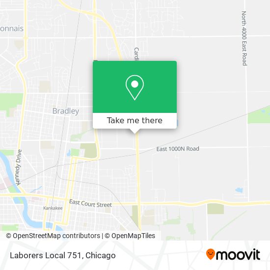 Mapa de Laborers Local 751