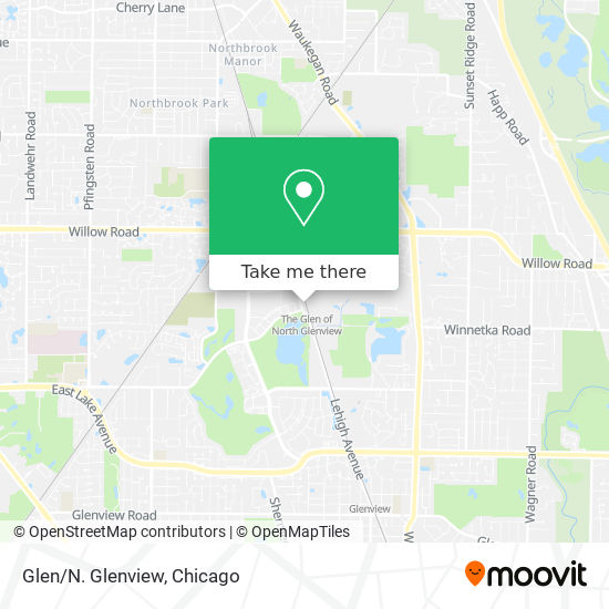 Glen/N. Glenview map