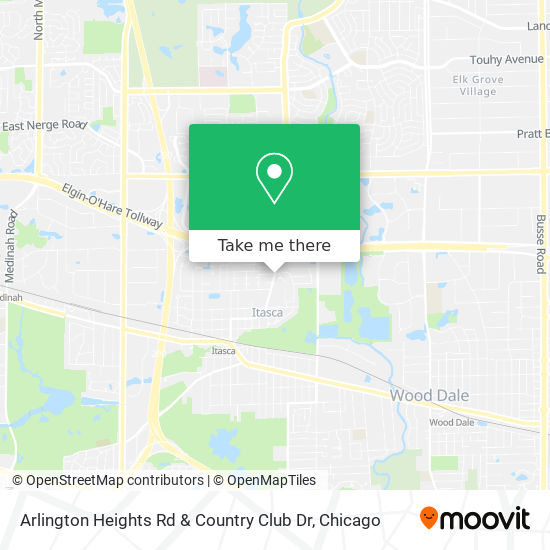 Mapa de Arlington Heights Rd & Country Club Dr