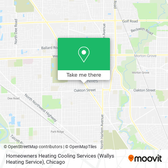 Homeowners Heating Cooling Services (Wallys Heating Service) map