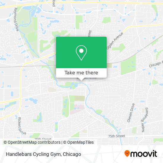 Handlebars Cycling Gym map