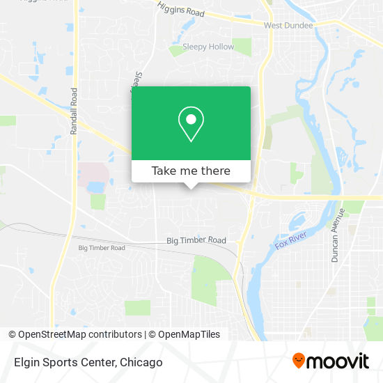 Elgin Sports Center map