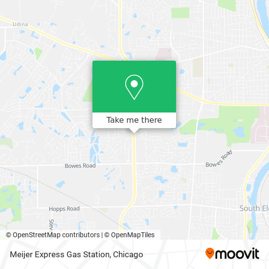 Meijer Express Gas Station map