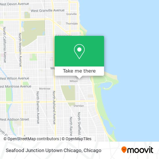 Mapa de Seafood Junction Uptown Chicago