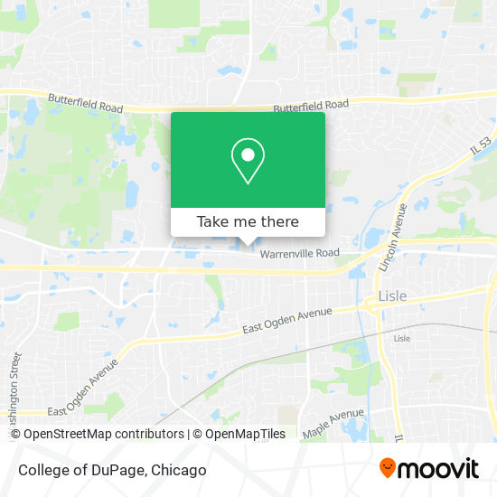 College of DuPage map