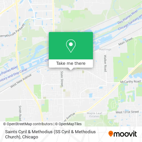 Saints Cyril & Methodius (SS Cyril & Methodius Church) map