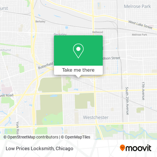 Low Prices Locksmith map