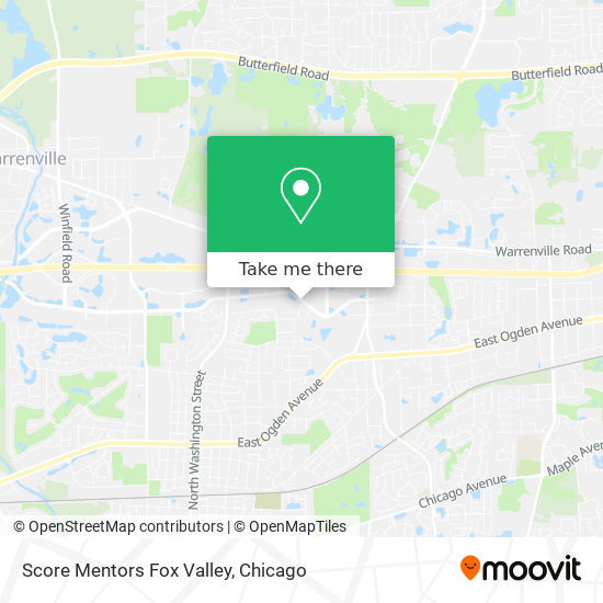 Mapa de Score Mentors Fox Valley