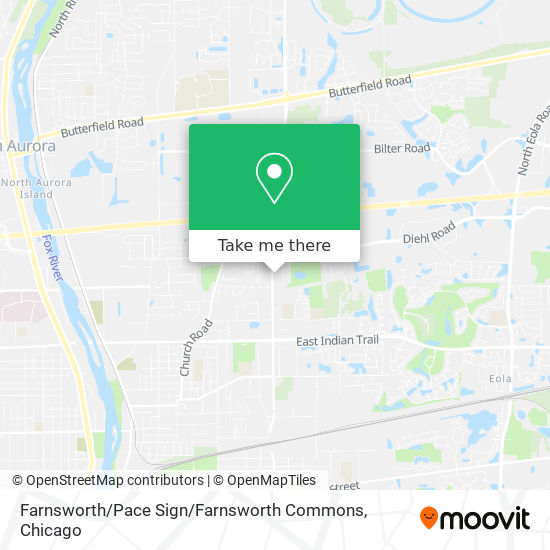 Mapa de Farnsworth / Pace Sign / Farnsworth Commons
