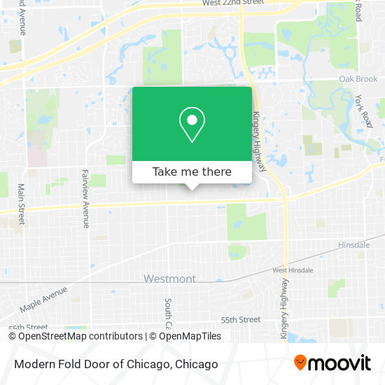 Mapa de Modern Fold Door of Chicago