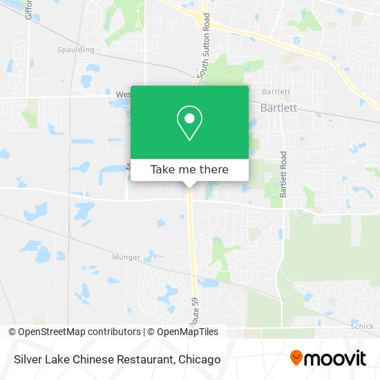 Mapa de Silver Lake Chinese Restaurant