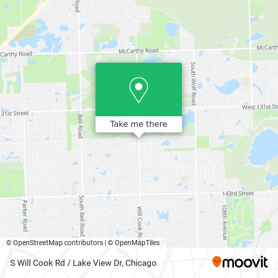 S Will Cook Rd / Lake View Dr map