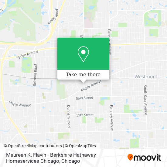 Mapa de Maureen K. Flavin - Berkshire Hathaway Homeservices Chicago