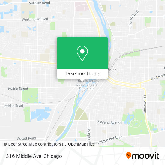 Mapa de 316 Middle Ave