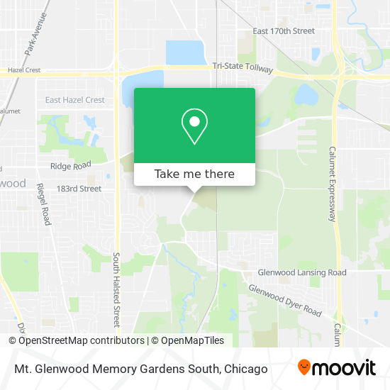 Mapa de Mt. Glenwood Memory Gardens South