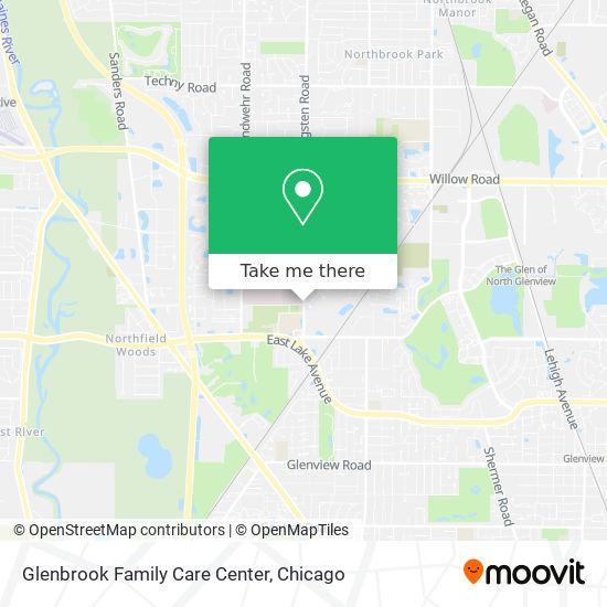 Glenbrook Family Care Center map