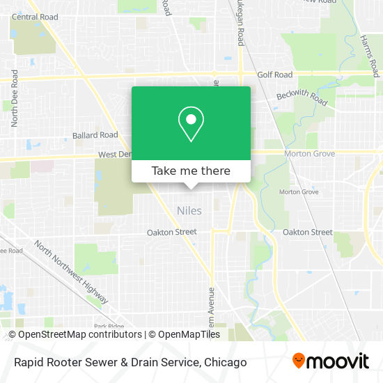 Rapid Rooter Sewer & Drain Service map